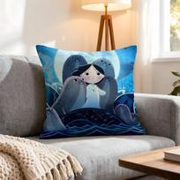 Movie Song of the Sea Cushion Cover 4Pcs Decorative Covers Soft Cushion Case for Sofa Couch Decor 40x40 45x45 Pillowcases 4PCS