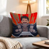 Anime Fire Force Cushion Cover 4Pcs Decorative Covers Soft Cushion Case for Sofa Couch Decor 40x40 45x45 Pillowcases 4PCS