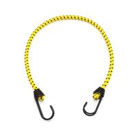 Heavy Duty Elastic Bungee Cords Multi-functional Multi-color Bungie Cord Bundle 60cm(23inch) Elastic Rope Straps Camping geltona