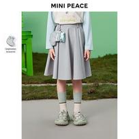 MiniPeace Girls' Pleated Workwear Skirt 130