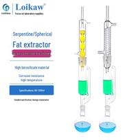 Leigu Laboratory Soxhlet Extractor with Serpentine Condenser 500ml