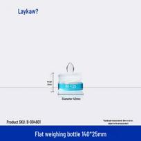 Leigu Flat Low-Form Glass Weighing Bottle 40x25mm