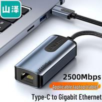 USB-C to 2.5G Gigabit Ethernet Adapter