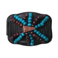 Exquisite Plastic Double Row Comb Wood Put in a hairdo Hair Comb Hair Clip Women