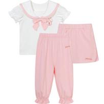 Disney Girls' Cotton 3-Piece Summer Outfit 100/52