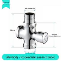 Self-Closing Squat Toilet Press Flush Valve