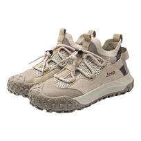 JEEP Women's Retro Slip-On Hiking Shoes 38 šviesiai pilka spalva