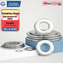 Guwanji 304 Stainless Steel Flat Washers M12x20x2 (100 pcs)