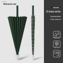 Automatic 24-Rib Windproof Folding Umbrella