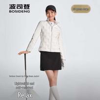 Bosideng Women's Slim Fit Stand Collar Goose Down Jacket 175/96A