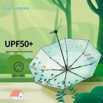 Paradise Compact Folding Anti-UV Sun & Rain Umbrella