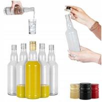 90X Butelki Szklane Monopol 0.5L Na Wódkę Sok 500 Ml Zakrętka Długa