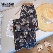 Women's High-Waist Loose Wide-Leg Drawstring Pants M