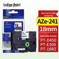 Deyin 18mm AZe-241 Compatible Label Tape for Brother PT Printers