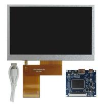4,3 colio 480 * 272 daugiafunkcis skystųjų kristalų ekranas, valdiklis, valdiklis, tvarkyklės valdiklis Mini HDMI suderinamas su Raspberry Pi Display+Drive Board juoda