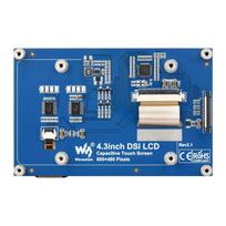 4,3 colio QLED jutiklinio ekrano skydelis 800 x 480 talpinis ekranas, skirtas RaspberryPi 4B 3B+ 3A+ 3B 2B CM3 CM3+ 4