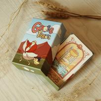 Cute Goose Tarot Animal Tarot Deck Kawaii 12*7cm 78 Pcs In Rigid Box