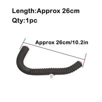 1pc Carp Fishing Tool Bent Feeder Rod Rest 26cm/36cm With 3/8″ BSF Alu Alloy Ripple EVA To Protect Feeder Fishing Rod Accessories