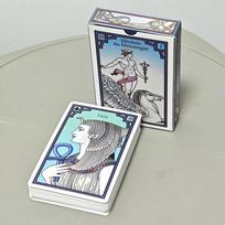 Degančios gyvatės orakulas, pagrįstas XIX amžiaus Lenormand kortų būrimo sistema, 40 vnt. kortų, 9*6cm