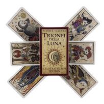 Della Luna Tarot kortų žaidimas Piktasis Mėnulis Likimo Vizijos Būrimas Šimtmečio Išminties Leidimas Oracke Žaidimo Lenta Kortų Kaladė