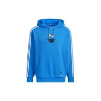 Adidas Neo Sesame Street Collab U Ss Hdy Bird Chest Print Pullover Hoodie Unisex Hoodie Blue HD7297 XL