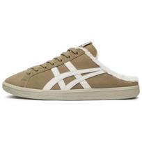 Onitsuka Tiger DD Trainer Sabot Leather Plush Comfortable Low-Top Casual Shoes Unisex sneaker Camel 1183C087-201 36