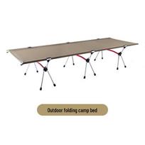 Reguliuojama aliuminio lydinio sulankstoma kempingo lovelė - Nešiojama ir lengva, 80x210 cm 193*66*38 (3 supports 6013) armijos žalia spalva