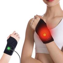 Hand & Wrist Heated Brace, Wrist Warmer Electric Heated Wrap, Heating Pad For Carpal Tunnel Syndrome, Arthritis, Tendonitis, Joint Pain Soreness One Size