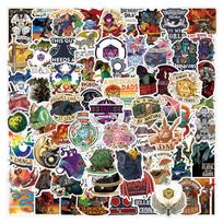 100Pcs New Dragon and Dungeon OL Game Graffiti Stickers DIY Suitcase Phone Luggage Skateboard Waterproof Decals