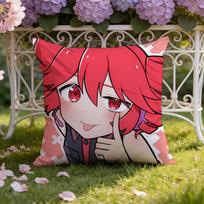 Anime K-Kasane T-Teto Cushion Cover Home & Car Dual-Scene Pillow Cover: Reversible for Premium Comfort 30cmx30cm