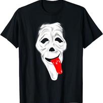 Funny & Scary Ghost - wassup face stoner horror movie comedy T-Shirt, Sweatshir Unisex T-Shirt M