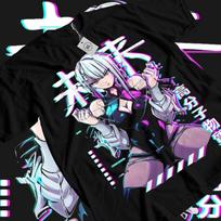 Lucy Cyber Edgerunners T-Shirt Anime Edge Runner Manga Gift Graphic Tee All Size S