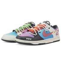 Nike Dunk The Mischievous Return, Super Mario Duo Low top Skateboard Shoes Men's Black Purple DD1391-100(Team128-) 40