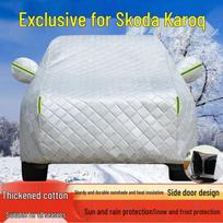 Skoda Karoq All-Weather Car Cover: UV, Rain, Dust, Heat Protection - Thick Full Cover Sunshade Skoda Karoq