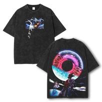 Tengen Toppa Gurren Lagann  Pradurtas Dangus  Vintažiniai skalauti Oversized Marškinėliai | Unisex Mecha Anime Gatvės Stiliaus Marškinėliai L