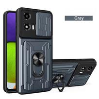 Heavy Duty Armor Case For Motorola Moto Edge 60 Fusion 50 Pro Neo G04 G04s G24 G54 G84 G85 E14 G56 G86 Card Holder Slot Cover Motorola Edge 50 Fusion