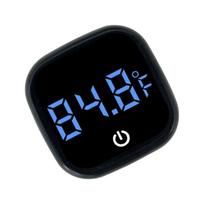 LED Fishtank Thermometers Small Size Temperature Measuring Meter with LED-Screen Stick On for Tanks