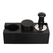 Coffee Tamper Distributor Set with Removable Base For Precise Brewing Professional Espresso Tamping Stand