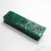 Natural 41 Ct Emerald Green Uncut Rough Huge Size Loose Gemstone CERTIFIED 83.2 mm approx žalia