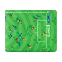 Louis Vuitton Football Field Pattern Print Coated Canvas Wallet Men wallet Green M28809 Box(Basic Set+Box)