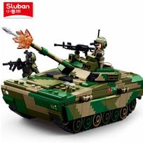 High-Quality Sluban Zbd-04As High-Quality Armored Transport vehicle High-Quality 385Pcs High-Quality Building Construction pieces Army style