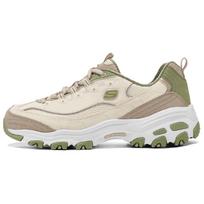 Skechers DLites 1.0 Comfortable Versatile Durable Low-Top Casual Shoes Women sneaker Brown Green 150536-NTGR 37.5
