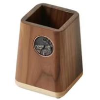 Practical-Black Walnut Wood Tissue Box Cover Living Room Decoration Desktop Storage Paper Towel Holder Divided Storage Boxes Tra