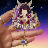 Anime Genshin Impact Dolls  Neuvillette Wriothesley Furina  Plush Keychain for Backpack Hanging Pendant Fans Gift  Party Favors