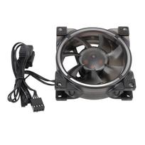 High-performance 80mm PC case fan, 80mm computer case cooler fan, PWM intelligent temperature control 800-2500 RPM, low noise, 25.5 dBA, MFDB