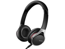 SONY Audio with Remote Control and Black Closed-Type On-Ear Headphones, High-Resolution Compatible, Microphone, Foldable, MDR-10RC/B