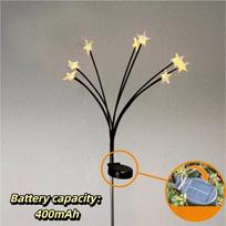 Firefly Style Star Stake Lights Soft Flickering Glow Garden Lawn Lights  Outdoor Areas Colored