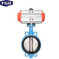 FGO Pneumatic Wafer Butterfly Valve DN100