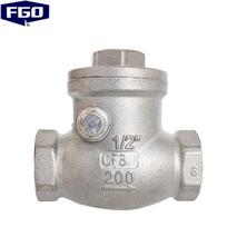 FGO H14W-16P Stainless Steel Dual-Use Threaded Check Valve DN15
