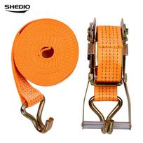 Cargo Ratchet Tie-Down Strap Set